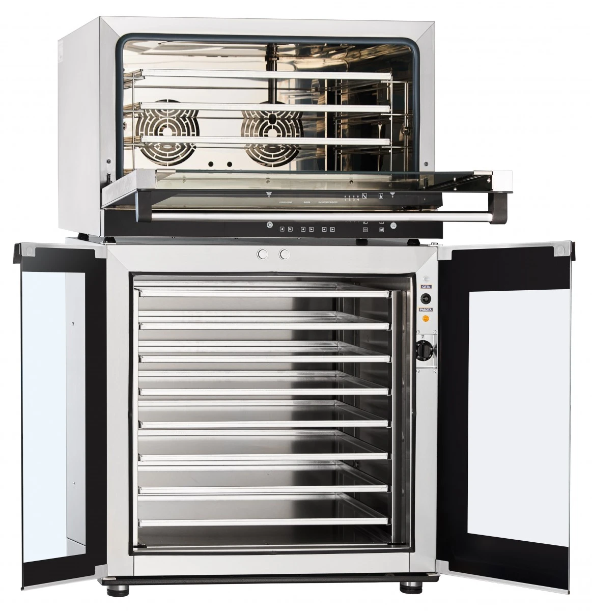 Печь электрическая конвекционная КЭП-4П (4 уровня, 400х600, нерж., програм., без противней)