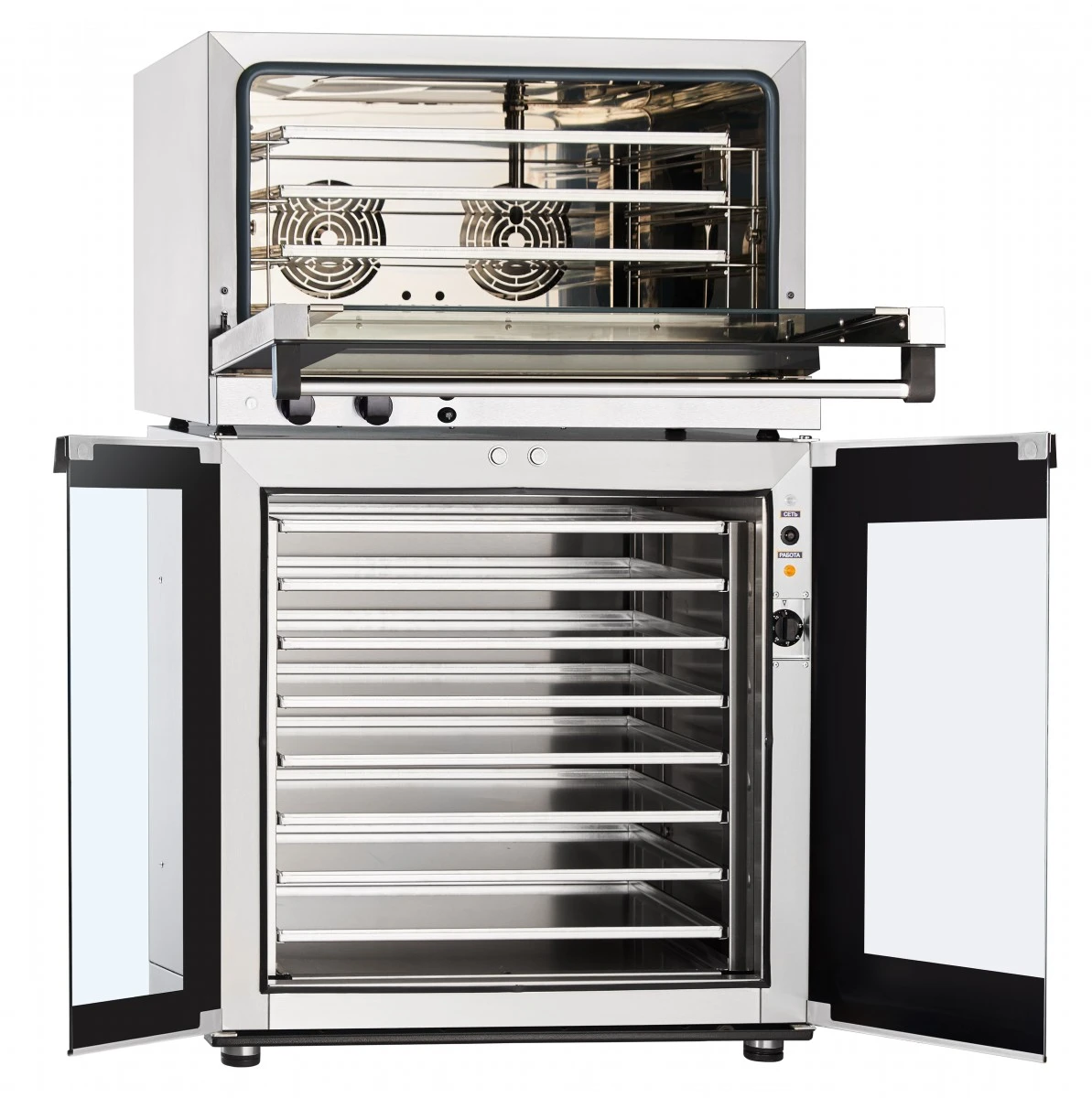 Печь электрическая конвекционная КЭП-4 (4 уровня, 400х600, нерж., эл.мех., без противней)