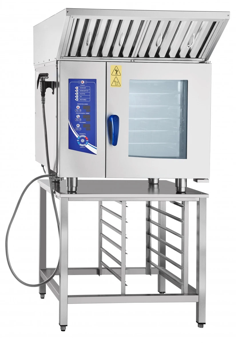 Аппарат паров.-конвект. эл. ПКА 6-1/1ПМ (2) (6 уровней GN 1/1 нерж., б/гастр., реверс)