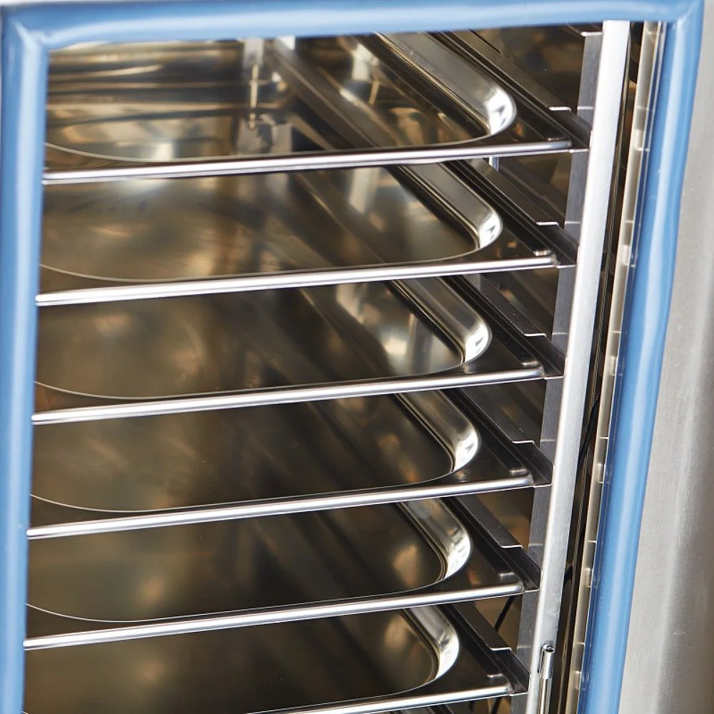 Аппарат паров.-конвект. эл. кух. ПКА 6-1/1ПМ2-01 (6 ур. GN 1/1 нерж., б/гастр., реверс, авт.мойка)