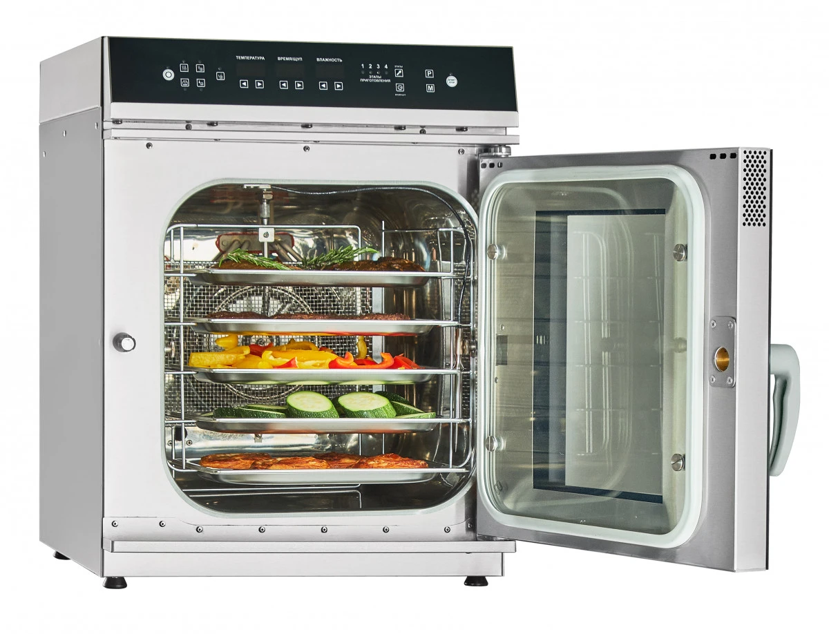 Аппарат паров.-конвект. эл. кух. ПКА 6-1/2В (верхняя панель управления)