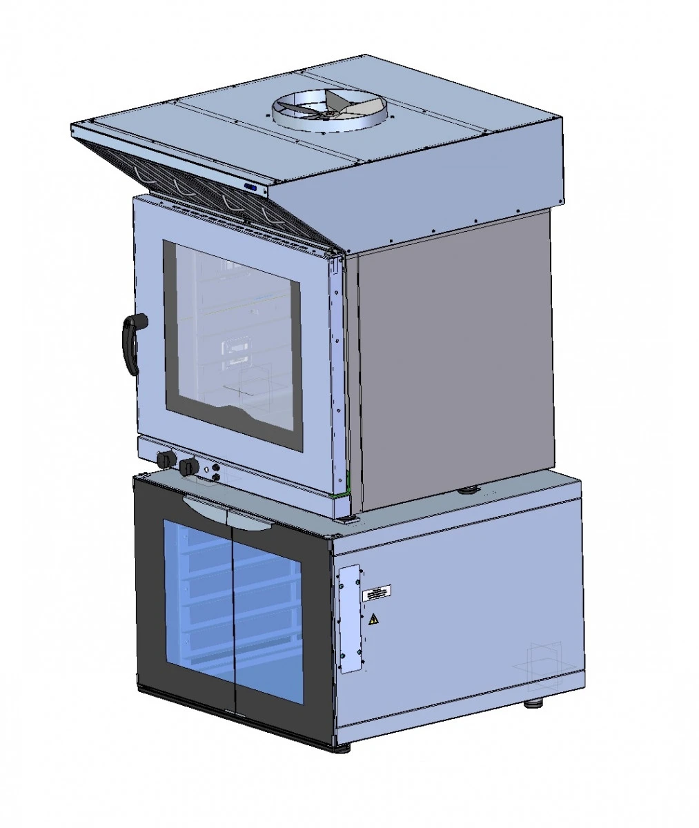 Зонт вытяжной встраиваемый Abat ЗВВ-6-6/4 для печи электр. конвекционной КЭП-6 (867х1079х286 мм) (Приход 2021г.)
