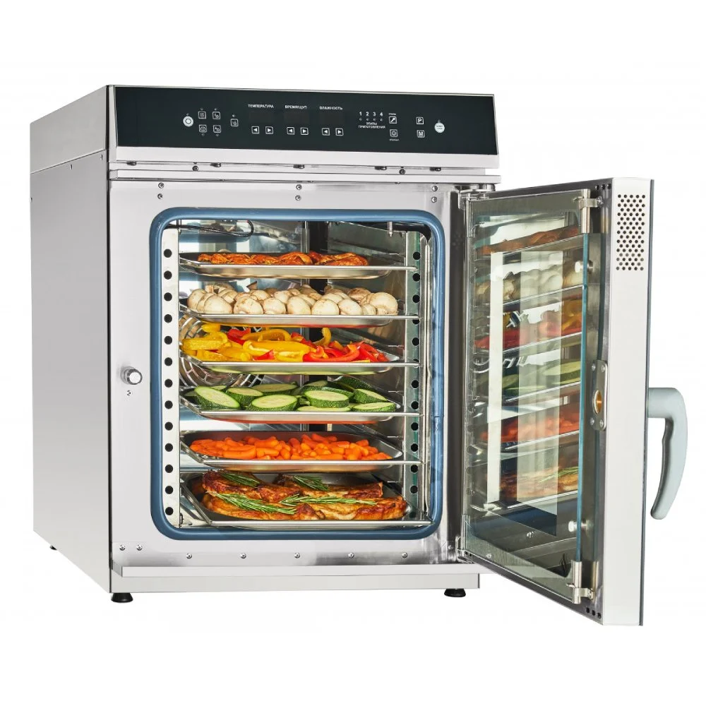 Пароконвектомат ПКА6-2/3В верхняя панель управления