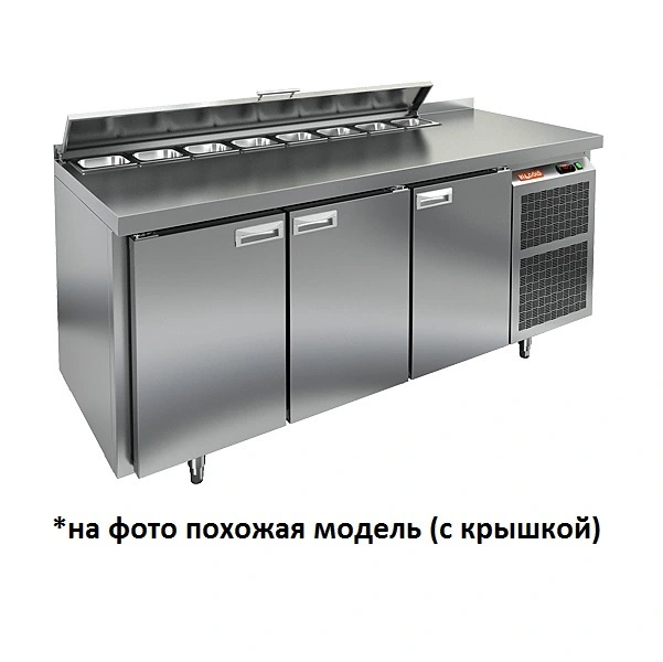 Стол охлаждаемый высокотемпературный тип HT модель SL2-111GN (1/6) для салатов