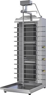 Гриль для шаурмы газовый ATESY Шаурма-3М с электроприводом