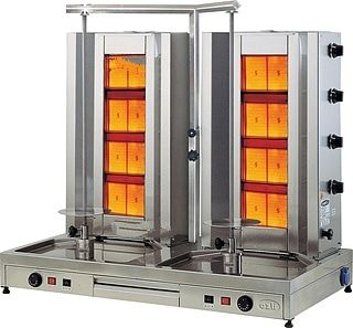 Газовый гриль для шаурмы OZTI 44GUD-W