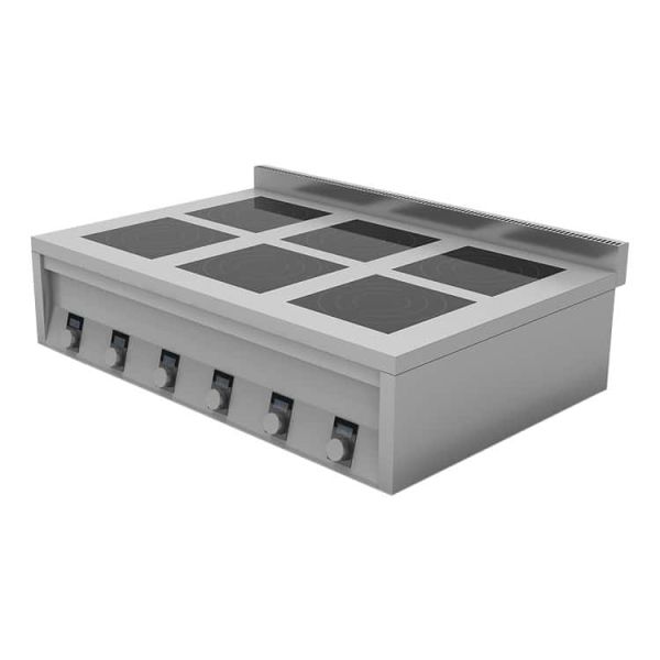 Плита индукционная Техно-ТТ ИПП-610145 шестиконфорочная плоская