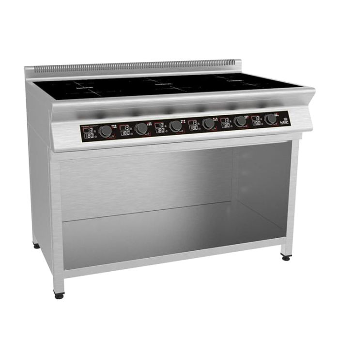 Плита индукционная на полузакрытой подставке 6 конфорок I7-6S1