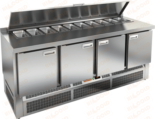Стол охлаждаемый для салатов (саладетта) HICOLD SLE1-1111GN