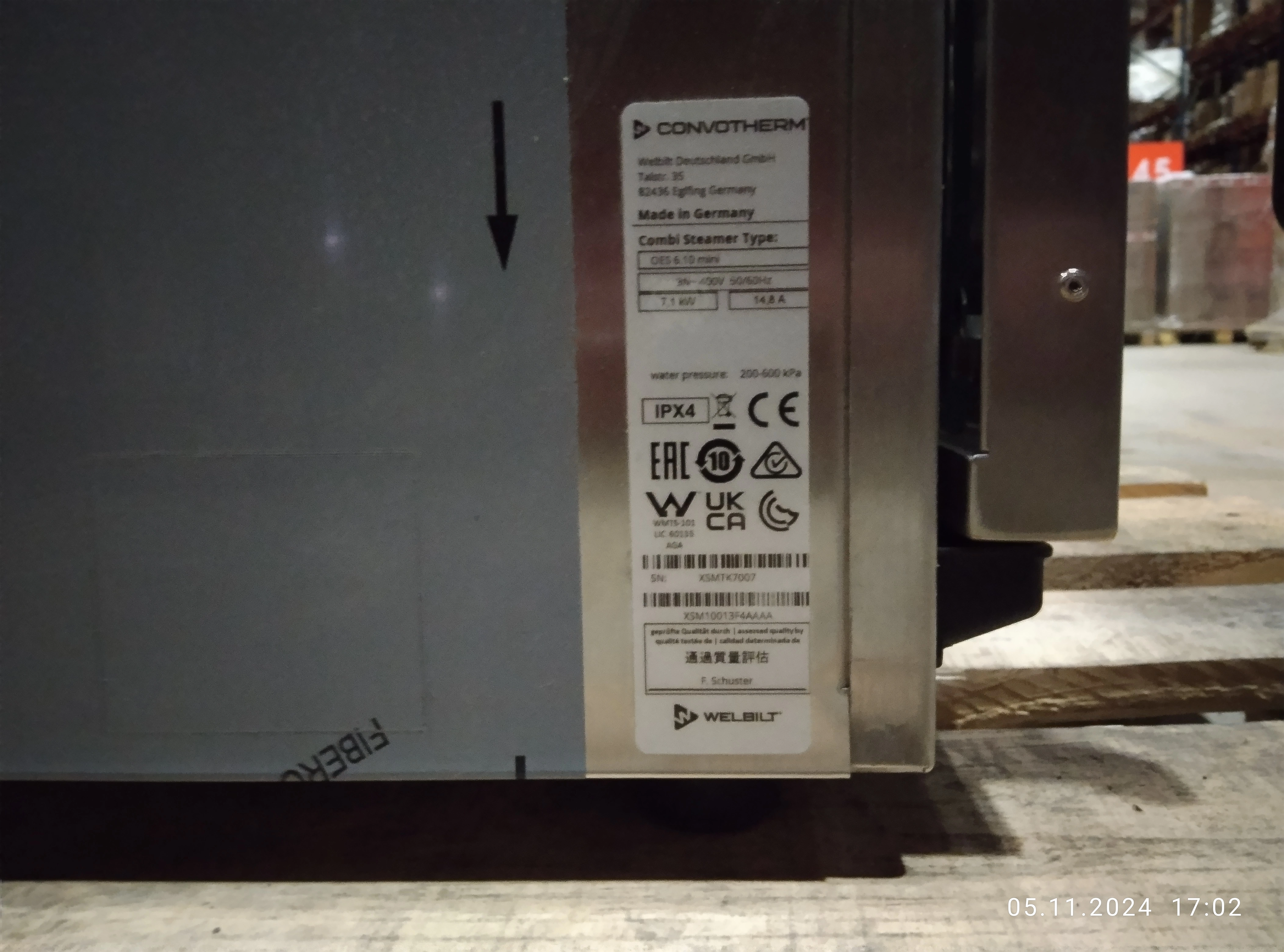 S01_Пароконвектомат Convotherm mini easyTouch 6.10