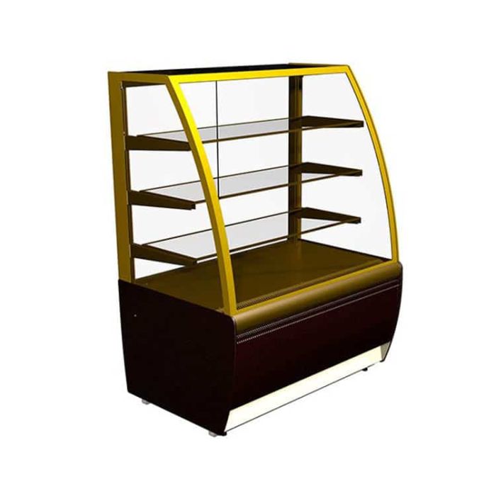 Витрина кондитерская Kayman K-ВК-900 люкс бронза