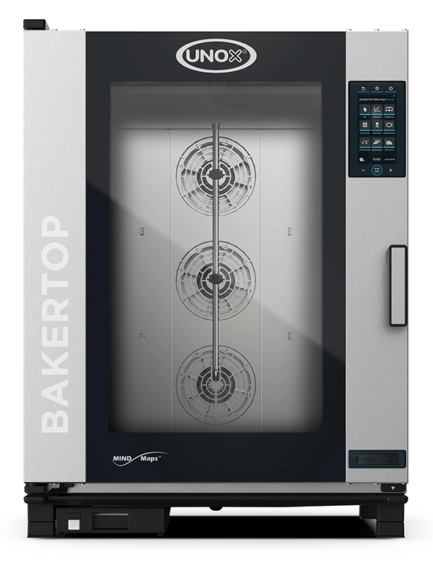 Пароконвектомат UNOX XEBC-10EU-EPRM-MP, электрический, с универсальными направляющими
