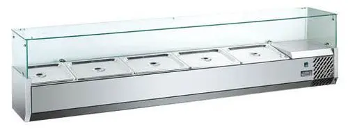HURAKAN Витрина холодильная модель HKN-VRX1500/380